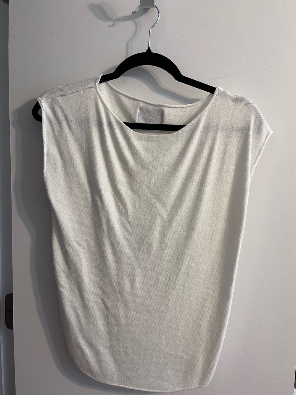 Classic Women's White Cap-Sleeve Top